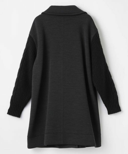 LANVIN COLLECTION / ランバン コレクション その他アウター | ニットドッキングコート | 詳細1