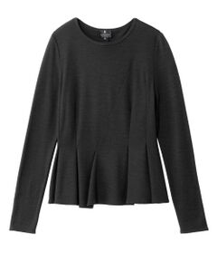 LANVIN COLLECTION / ランバン コレクション カットソー | ウールペプラムカットソー