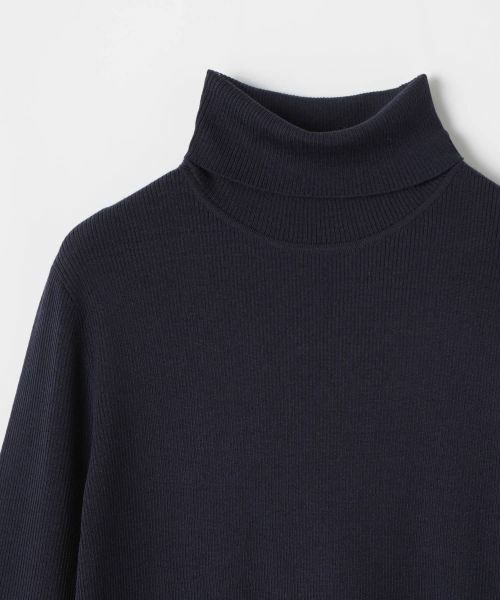 LANVIN COLLECTION / ランバン コレクション ニット・セーター | ボトルネックリブニット | 詳細2