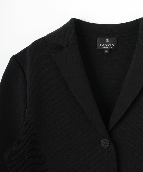 LANVIN COLLECTION / ランバン コレクション テーラードジャケット | ミラノリブニットジャケット | 詳細14