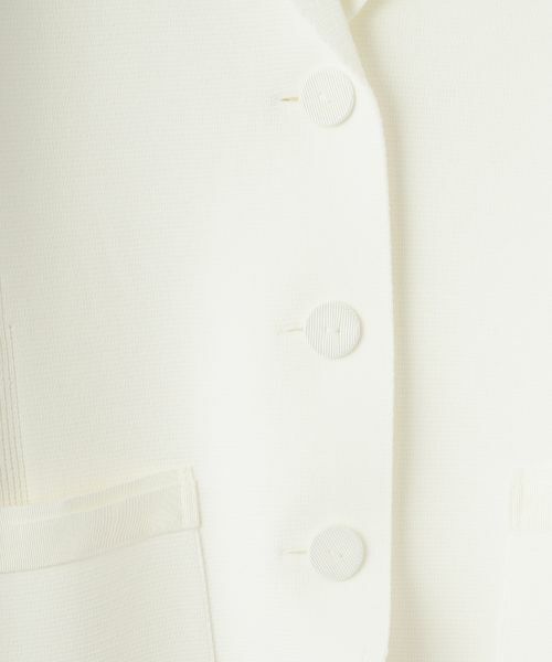 LANVIN COLLECTION / ランバン コレクション テーラードジャケット | ミラノリブニットジャケット | 詳細16