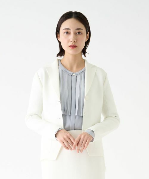 LANVIN COLLECTION / ランバン コレクション テーラードジャケット | ミラノリブニットジャケット | 詳細2