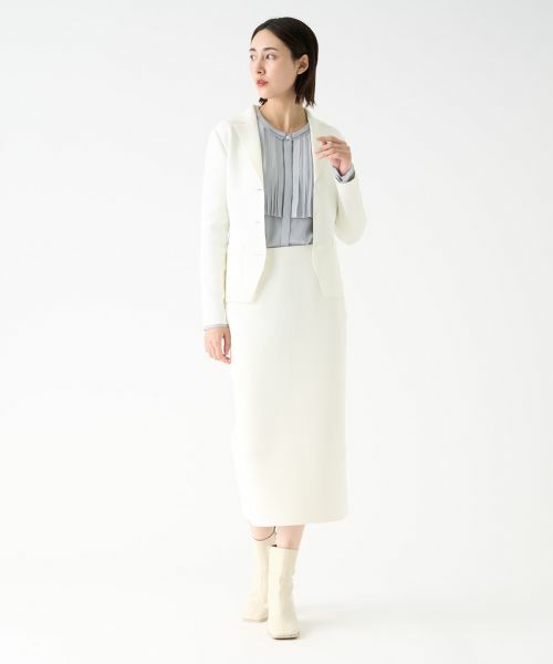 LANVIN COLLECTION / ランバン コレクション テーラードジャケット | ミラノリブニットジャケット | 詳細6