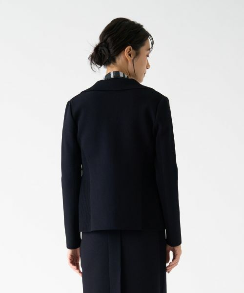 LANVIN COLLECTION / ランバン コレクション テーラードジャケット | ミラノリブニットジャケット | 詳細9