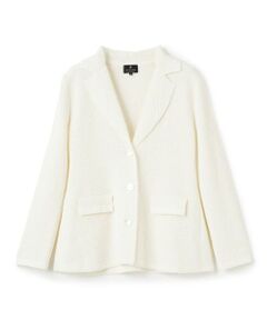 LANVIN COLLECTION / ランバン コレクション テーラードジャケット | カノコ編みニットジャケット