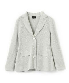 LANVIN COLLECTION / ランバン コレクション テーラードジャケット | カノコ編みニットジャケット