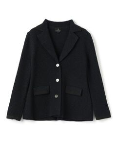 LANVIN COLLECTION / ランバン コレクション テーラードジャケット | カノコ編みニットジャケット