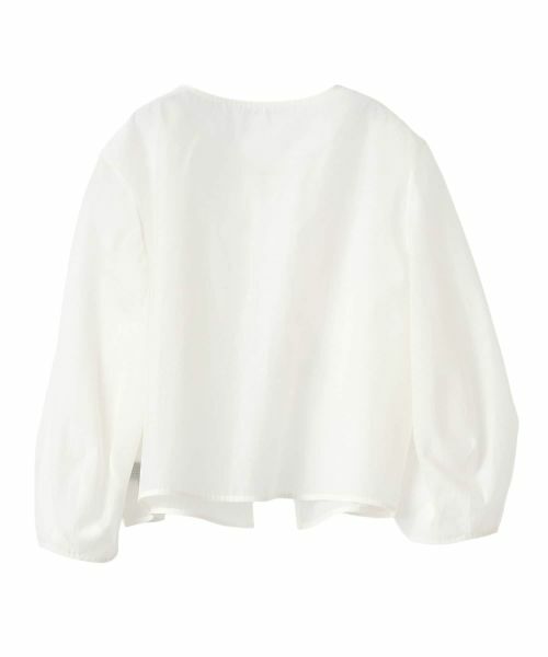 LANVIN COLLECTION / ランバン コレクション テーラードジャケット | フラワーモチーフオーガンジージャケット | 詳細1