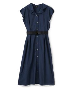 LANVIN COLLECTION / ランバン コレクション ドレス | フリルスリーブワッシャーワンピース