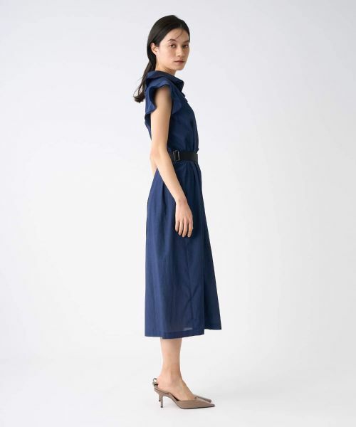 【新品未使用】LANVIN COLLECTIONケープスリーブワンピース　36 ケープスリーブワンピース[品番：LAVW0013750]｜LANVIN