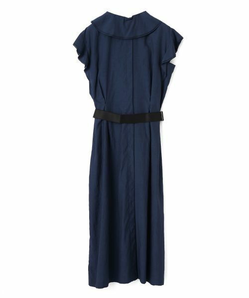 LANVIN COLLECTION / ランバン コレクション ドレス | フリルスリーブワッシャーワンピース | 詳細8