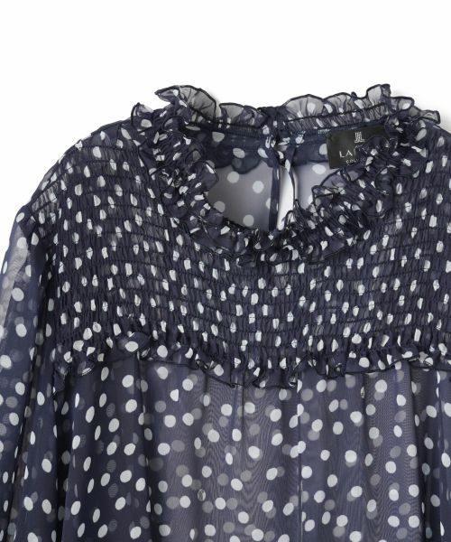 LANVIN COLLECTION / ランバン コレクション ドレス | プリントシフォンワンピース | 詳細10