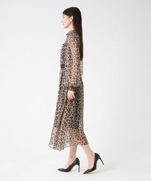 LANVIN COLLECTION / ランバン コレクション ドレス | プリントシフォンワンピース | 詳細2