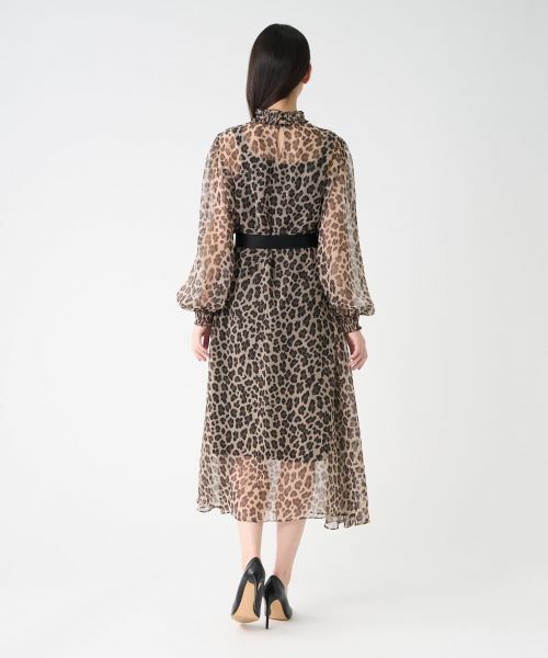 LANVIN COLLECTION / ランバン コレクション ドレス | プリントシフォンワンピース | 詳細3