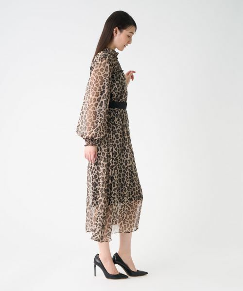 LANVIN COLLECTION / ランバン コレクション ドレス | プリントシフォンワンピース | 詳細4