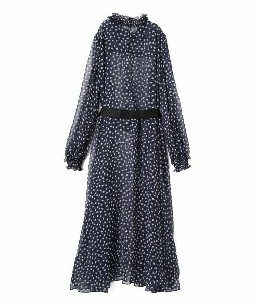 プリントシフォンワンピース （ドレス）｜LANVIN COLLECTION