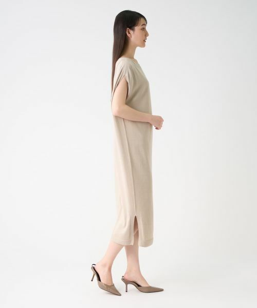 LANVIN COLLECTION / ランバン コレクション ドレス | ホールガーメントノースリーブワンピース | 詳細18