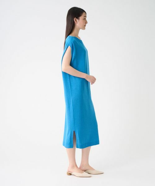 LANVIN COLLECTION / ランバン コレクション ドレス | ホールガーメントノースリーブワンピース | 詳細4