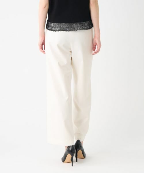 新品　LANVIN ランバン　ワイドパンツ セール】 ダブルクロスゴムワイドパンツ （その他パンツ