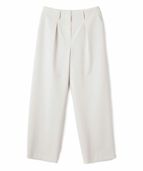 c*●様 MG06107★LANVIN 42サイズホワイト ストレートパンツ ゴ ストレッチワイドパンツ (その他パンツ)|LANVIN COLLECTION