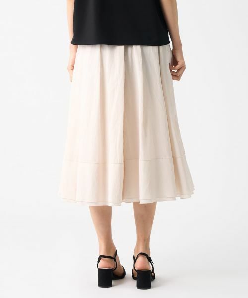 LANVIN COLLECTION / ランバン コレクション ロング・マキシ丈スカート | ワッシャーフレアスカート | 詳細9