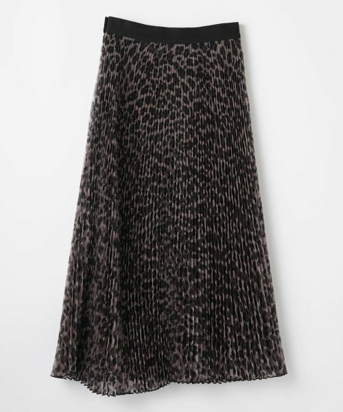 LANVIN COLLECTION / ランバン コレクション ロング・マキシ丈スカート | プリントオーガンジープリーツスカート | 詳細15