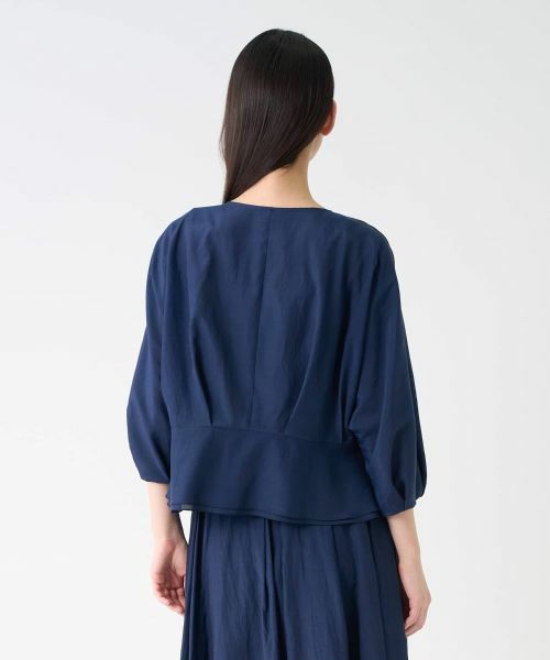 LANVIN COLLECTION / ランバン コレクション シャツ・ブラウス | ペプラムワッシャーブラウス | 詳細3