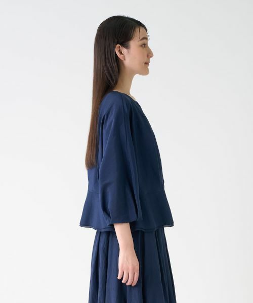 LANVIN COLLECTION / ランバン コレクション シャツ・ブラウス | ペプラムワッシャーブラウス | 詳細4