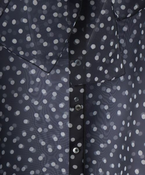 LANVIN COLLECTION / ランバン コレクション シャツ・ブラウス | プリントオーガンジーボウタイブラウス | 詳細15