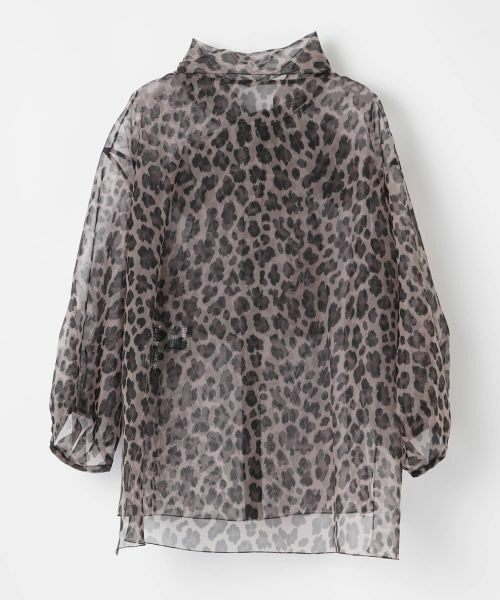 LANVIN COLLECTION / ランバン コレクション シャツ・ブラウス | プリントオーガンジーボウタイブラウス | 詳細17