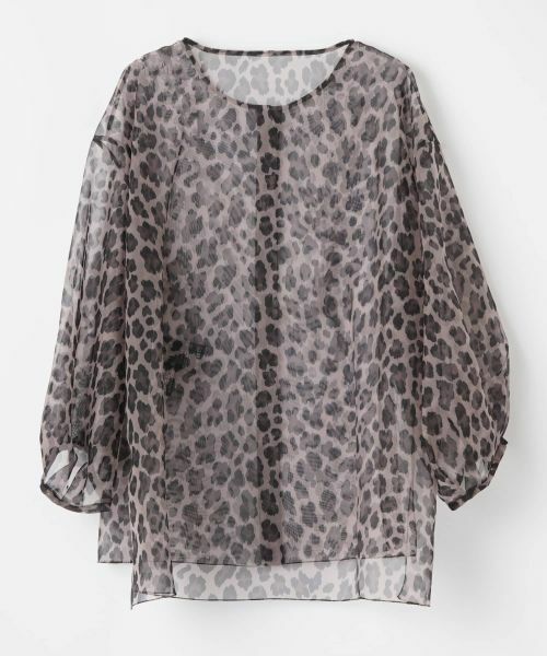 LANVIN COLLECTION / ランバン コレクション シャツ・ブラウス | プリントオーガンジーボウタイブラウス | 詳細18