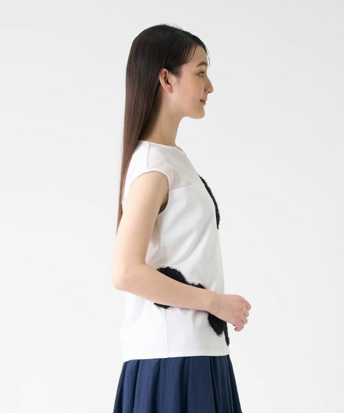 LANVIN COLLECTION / ランバン コレクション カットソー | フラワーモチーフカットソー | 詳細4