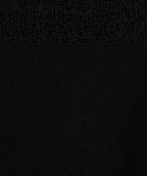 LANVIN COLLECTION / ランバン コレクション ニット・セーター | レース切替ニットトップス | 詳細15