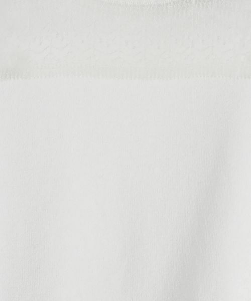 LANVIN COLLECTION / ランバン コレクション ニット・セーター | レース切替ニットトップス | 詳細18