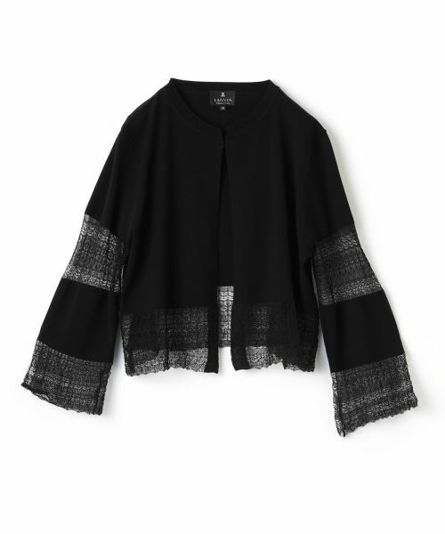 LANVIN COLLECTION/o RNV [XؑփjbgJ[fBK ubN 38