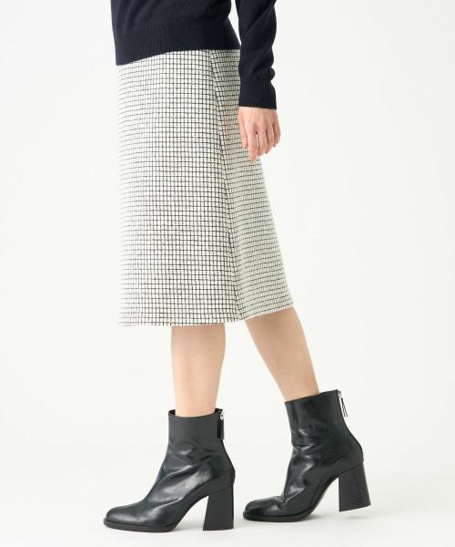 LANVIN COLLECTION / ランバン コレクション ロング・マキシ丈スカート | ブロックツイードスカート | 詳細1