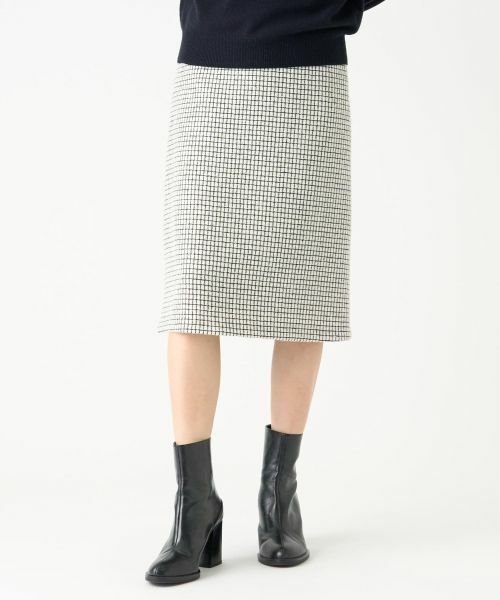 LANVIN COLLECTION / ランバン コレクション ロング・マキシ丈スカート | ブロックツイードスカート | 詳細4