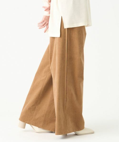 LANVIN COLLECTION / ランバン コレクション その他パンツ | ベッチンワイドパンツ | 詳細4