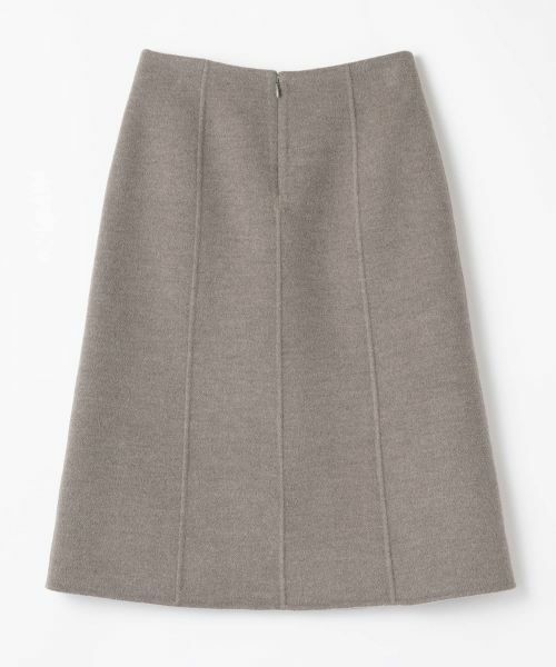 LANVIN COLLECTION / ランバン コレクション ロング・マキシ丈スカート | ダブルフェイススリットスカート | 詳細5