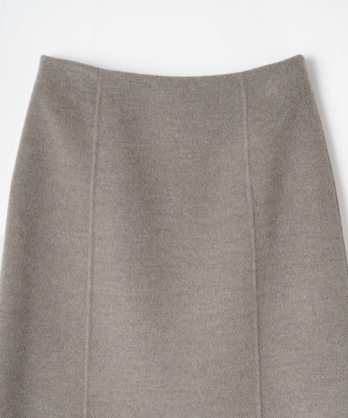 LANVIN COLLECTION / ランバン コレクション ロング・マキシ丈スカート | ダブルフェイススリットスカート | 詳細6