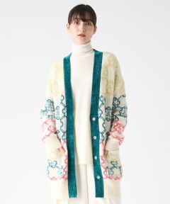 LANVIN COLLECTION / ランバン コレクション ニット・セーター | ロゴジャカードカーディガン