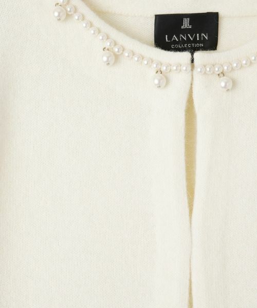 LANVIN COLLECTION / ランバン コレクション ニット・セーター | パールビーズカーディガン | 詳細4
