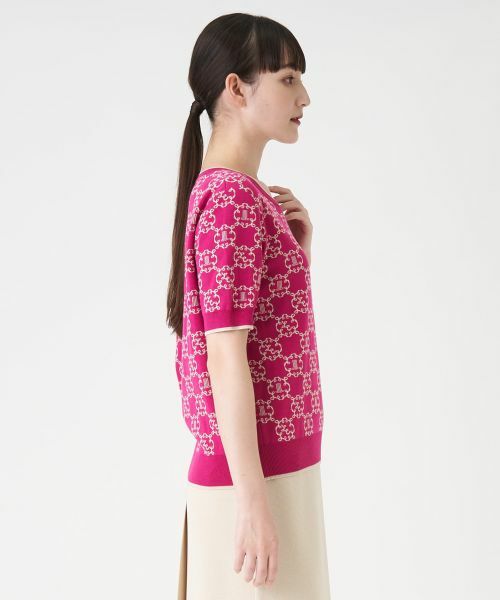 LANVIN COLLECTION / ランバン コレクション ニット・セーター | ロゴジャカードニット | 詳細2