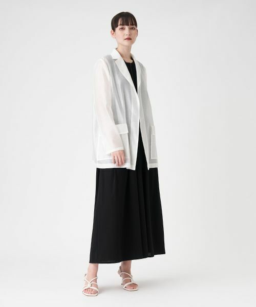 LANVIN COLLECTION / ランバン コレクション テーラードジャケット | シアーテーラーカラージャケット | 詳細2