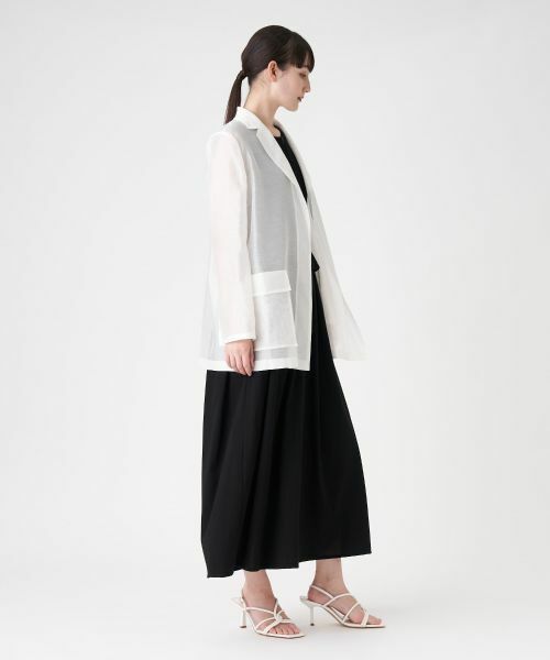 LANVIN COLLECTION / ランバン コレクション テーラードジャケット | シアーテーラーカラージャケット | 詳細5