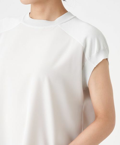 LANVIN COLLECTION / ランバン コレクション カットソー | 異素材コンビカットソー | 詳細6