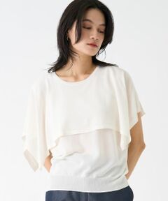 LANVIN COLLECTION / ランバン コレクション ニット・セーター | ケープデザインニット