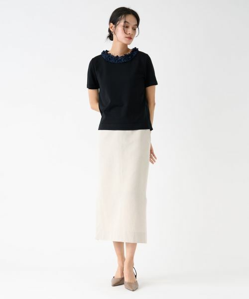 LANVIN COLLECTION / ランバン コレクション ロング・マキシ丈スカート | サイドベンツタイトスカート | 詳細6