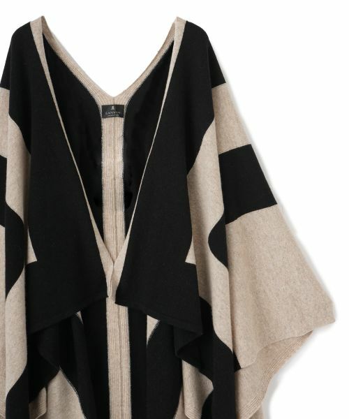 LANVIN COLLECTION / ランバン コレクション その他小物 | インターシャロゴストール | 詳細10