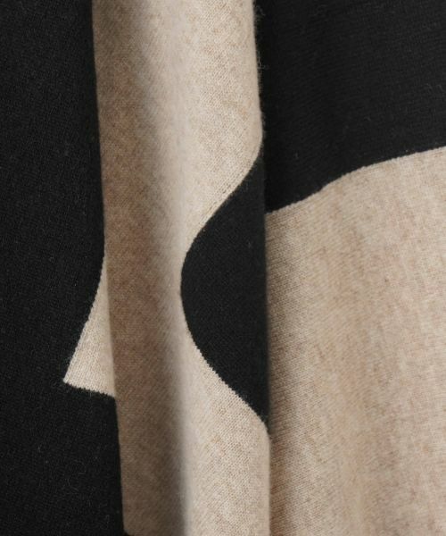 LANVIN COLLECTION / ランバン コレクション その他小物 | インターシャロゴストール | 詳細11